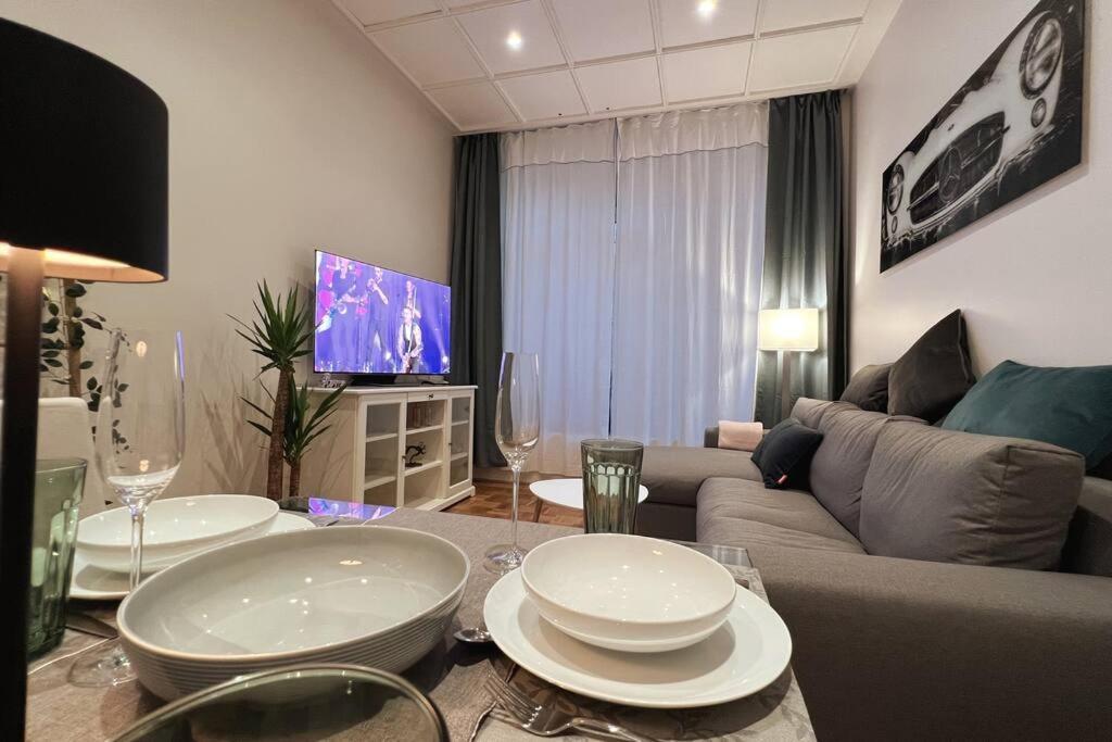 Soul-Apartment Terrasse Privat-Parkplatz Boxspringbett 55Zoll Tv Wlan ไลป์ซิก ภายนอก รูปภาพ