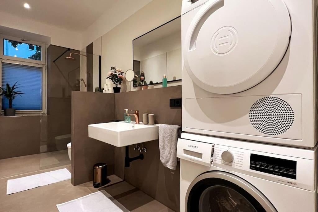 Soul-Apartment Terrasse Privat-Parkplatz Boxspringbett 55Zoll Tv Wlan ไลป์ซิก ภายนอก รูปภาพ