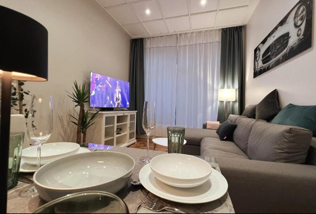 Soul-Apartment Terrasse Privat-Parkplatz Boxspringbett 55Zoll Tv Wlan ไลป์ซิก ภายนอก รูปภาพ